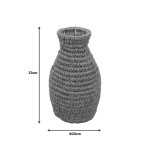 Βάζο Agelen I Inart sisal σε φυσική απόχρωση Φ20x33εκ Βάζο Agelen I Inart sisal σε φυσική απόχρωση Φ20x33εκ