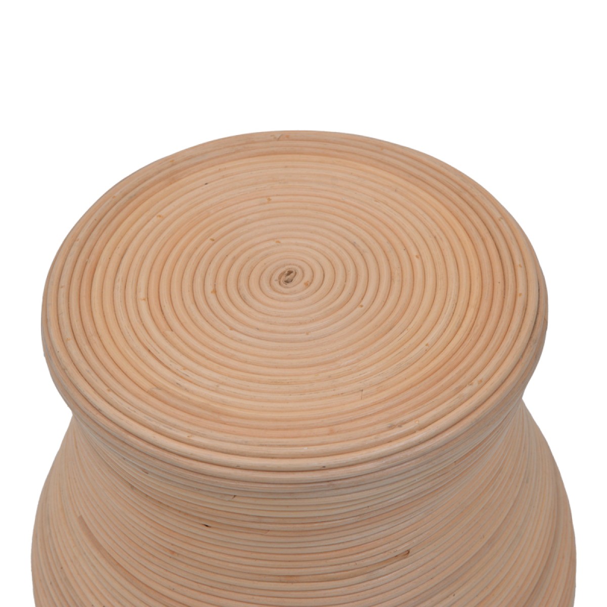 Σκαμπό Bulaten Inart rattan σε φυσική απόχρωση Φ45x45εκ Σκαμπό Bulaten Inart rattan σε φυσική απόχρωση Φ45x45εκ