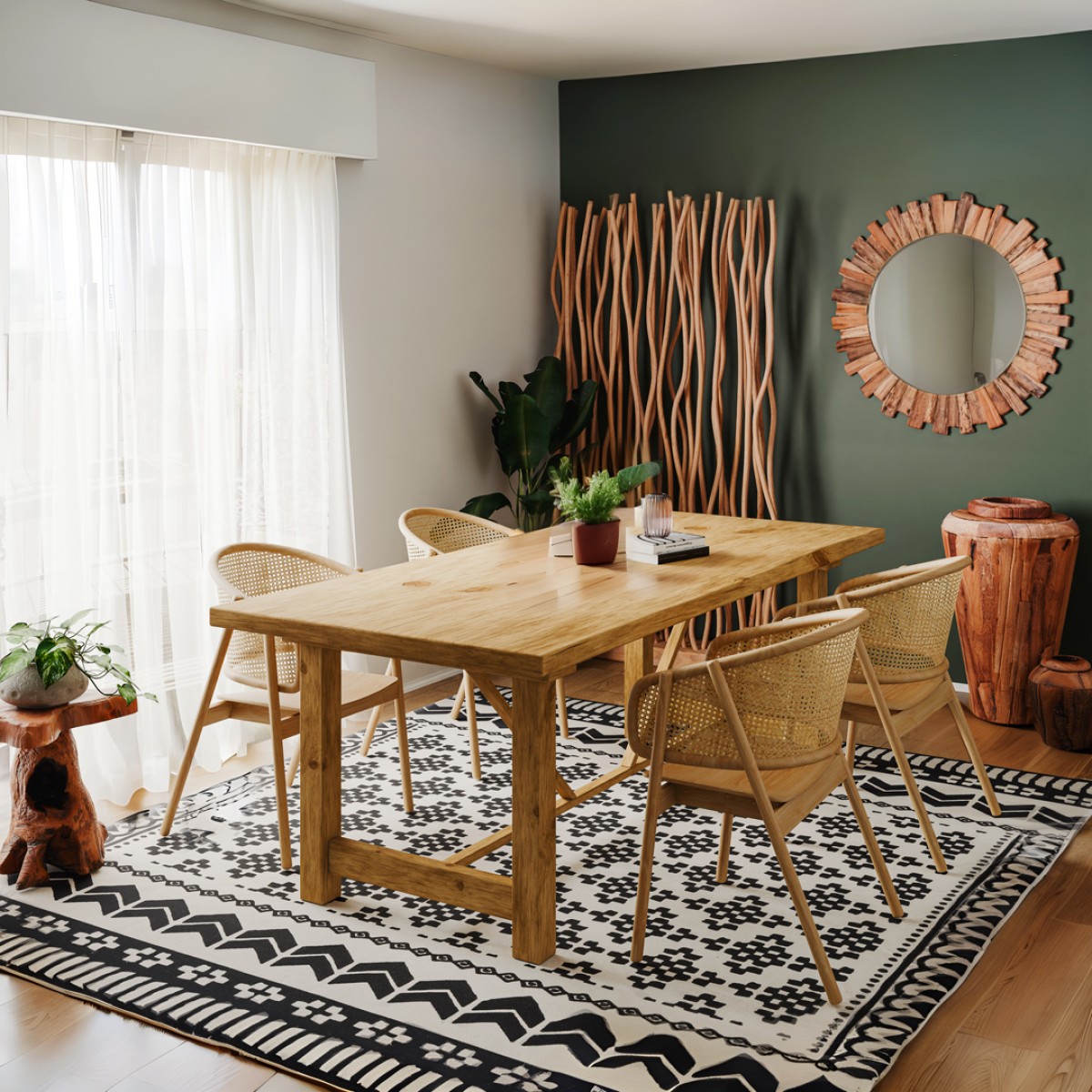 Τραπέζι Luxous pakoworld teak ξύλο σε φυσική απόχρωση 220x100x78εκ Τραπέζι Luxous pakoworld teak ξύλο σε φυσική απόχρωση 220x100x78εκ