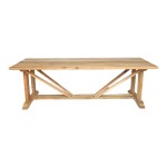 Τραπέζι Smarious pakoworld teak ξύλο σε φυσική απόχρωση 250x100x78εκ Τραπέζι Smarious pakoworld teak ξύλο σε φυσική απόχρωση 250x100x78εκ