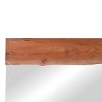 Καθρέπτης Riverine pakoworld teak ξύλο σε φυσική απόχρωση 120x80x4εκ Καθρέπτης Riverine pakoworld teak ξύλο σε φυσική απόχρωση 120x80x4εκ