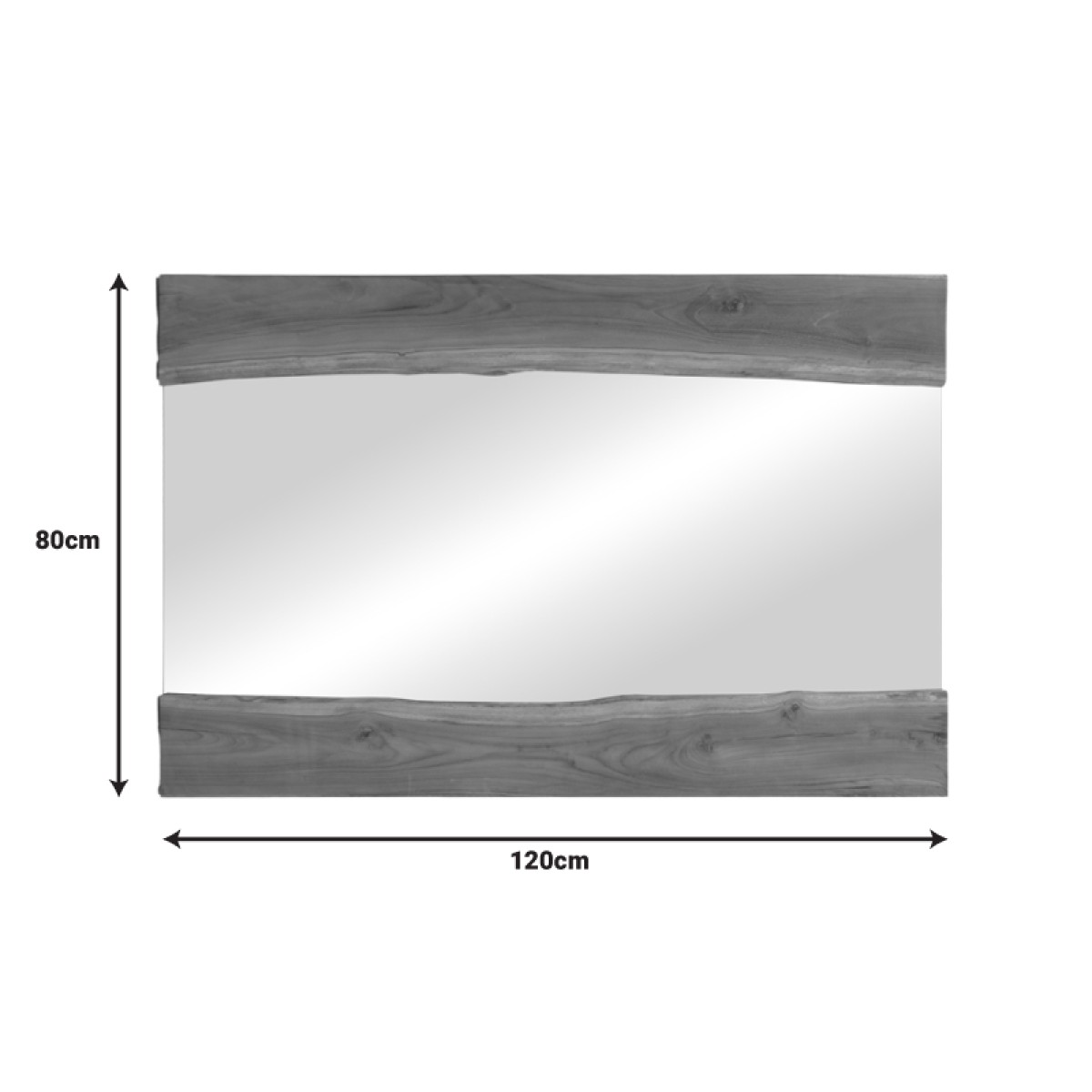 Καθρέπτης Riverine pakoworld teak ξύλο σε φυσική απόχρωση 120x80x4εκ Καθρέπτης Riverine pakoworld teak ξύλο σε φυσική απόχρωση 120x80x4εκ