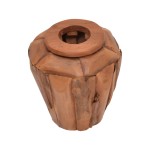 Διακοσμητικό βάζο Archean pakoworld teak ξύλο σε φυσική απόχρωση Φ30x30εκ Διακοσμητικό βάζο Archean pakoworld teak ξύλο σε φυσική απόχρωση Φ30x30εκ