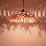 Φωτιστικό οροφής Borobe Inart sisal σε φυσικό χρώμα Φ80x45εκ Φωτιστικό οροφής Borobe Inart sisal σε φυσικό χρώμα Φ80x45εκ