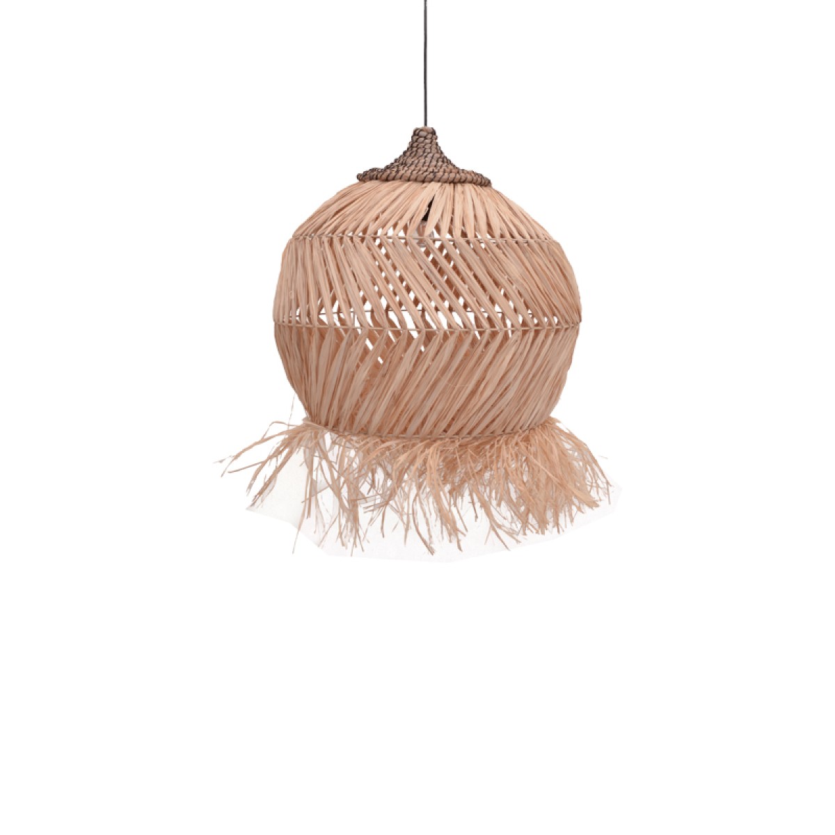 Φωτιστικό οροφής Koronse Inart sisal σε φυσικό χρώμα Φ55x68εκ Φωτιστικό οροφής Koronse Inart sisal σε φυσικό χρώμα Φ55x68εκ
