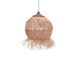 Φωτιστικό οροφής Koronse Inart sisal σε φυσικό χρώμα Φ55x68εκ Φωτιστικό οροφής Koronse Inart sisal σε φυσικό χρώμα Φ55x68εκ
