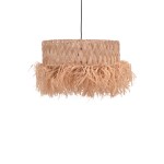 Φωτιστικό οροφής Annhele Inart sisal σε φυσικό χρώμα Φ50x35εκ Φωτιστικό οροφής Annhele Inart sisal σε φυσικό χρώμα Φ50x35εκ