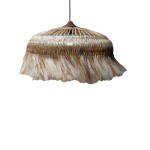 Φωτιστικό οροφής Leonire Inart abaca σε φυσικό χρώμα Φ110x48εκ Φωτιστικό οροφής Leonire Inart abaca σε φυσικό χρώμα Φ110x48εκ