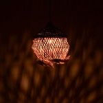 Φωτιστικό οροφής Fiorine Inart abaca σε φυσικό χρώμα Φ55x70εκ Φωτιστικό οροφής Fiorine Inart abaca σε φυσικό χρώμα Φ55x70εκ