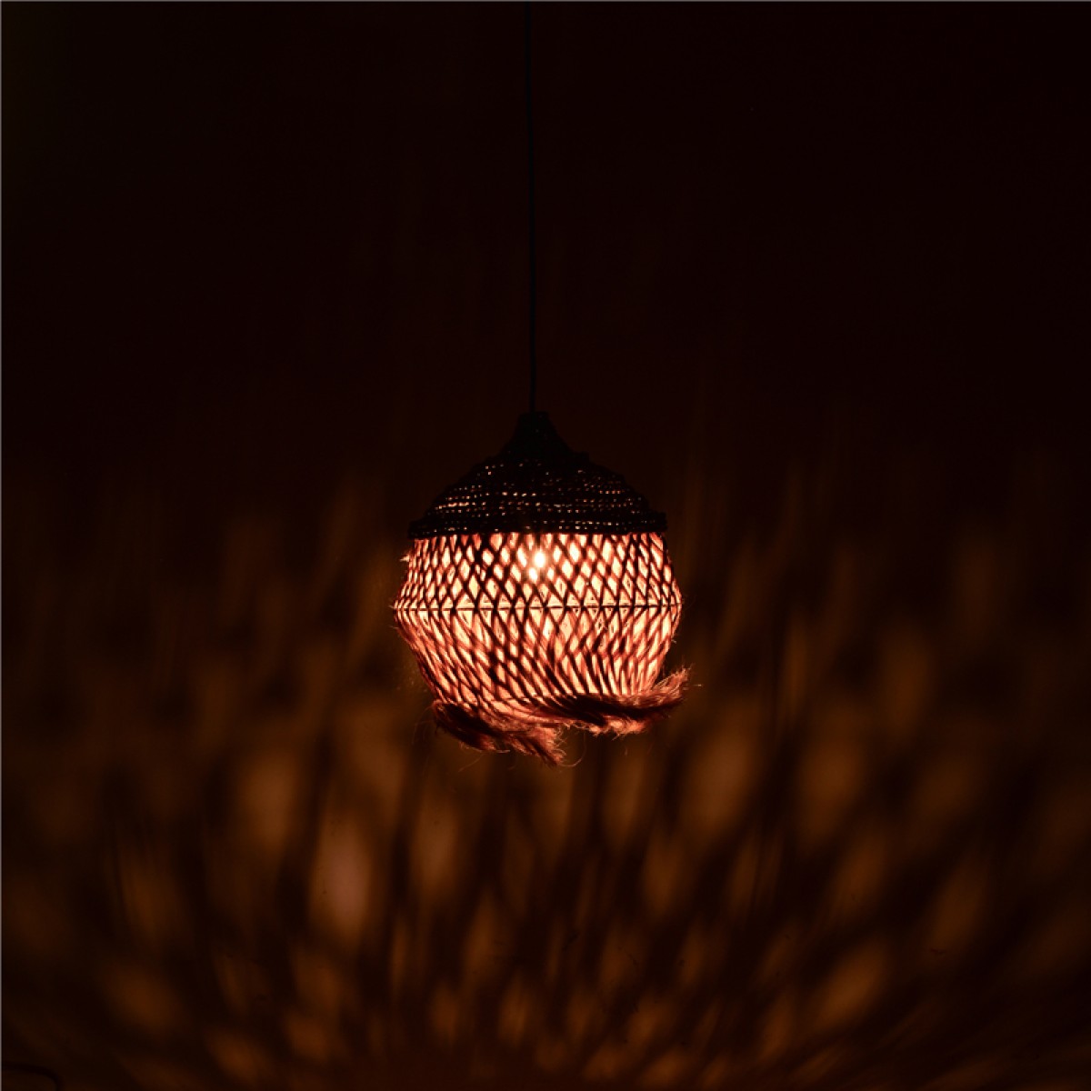 Φωτιστικό οροφής Fiorine Inart abaca σε φυσικό χρώμα Φ35x45εκ Φωτιστικό οροφής Fiorine Inart abaca σε φυσικό χρώμα Φ35x45εκ