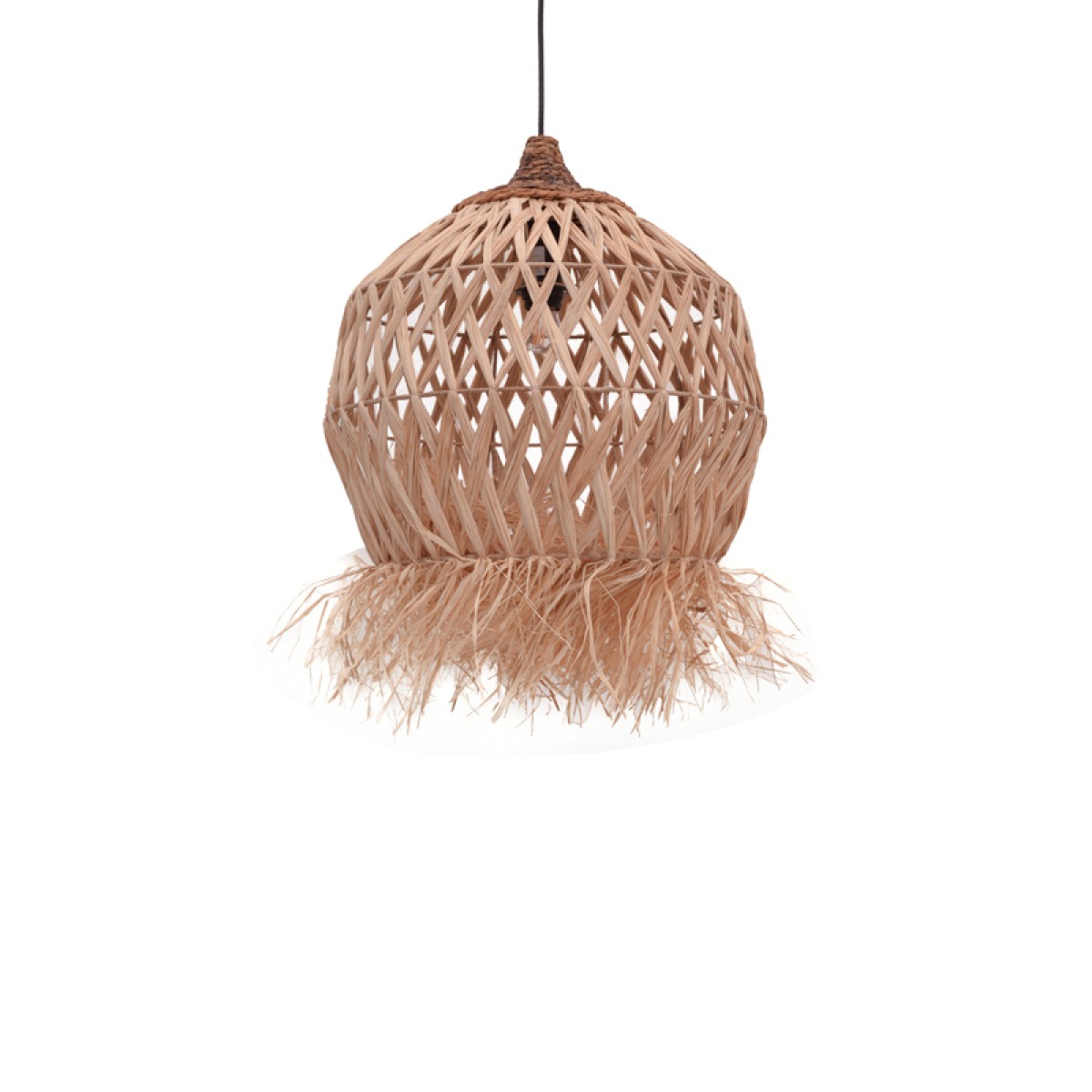 Φωτιστικό οροφής Marjione Inart sisal σε φυσικό χρώμα Φ45x55εκ Φωτιστικό οροφής Marjione Inart sisal σε φυσικό χρώμα Φ45x55εκ