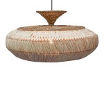 Φωτιστικό οροφής Lafrene Inart sisal σε φυσικό χρώμα Φ90x43εκ Φωτιστικό οροφής Lafrene Inart sisal σε φυσικό χρώμα Φ90x43εκ