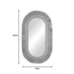 Καθρέπτης Bohnile Inart sisal σε φυσικό χρώμα 70x4x120εκ Καθρέπτης Bohnile Inart sisal σε φυσικό χρώμα 70x4x120εκ