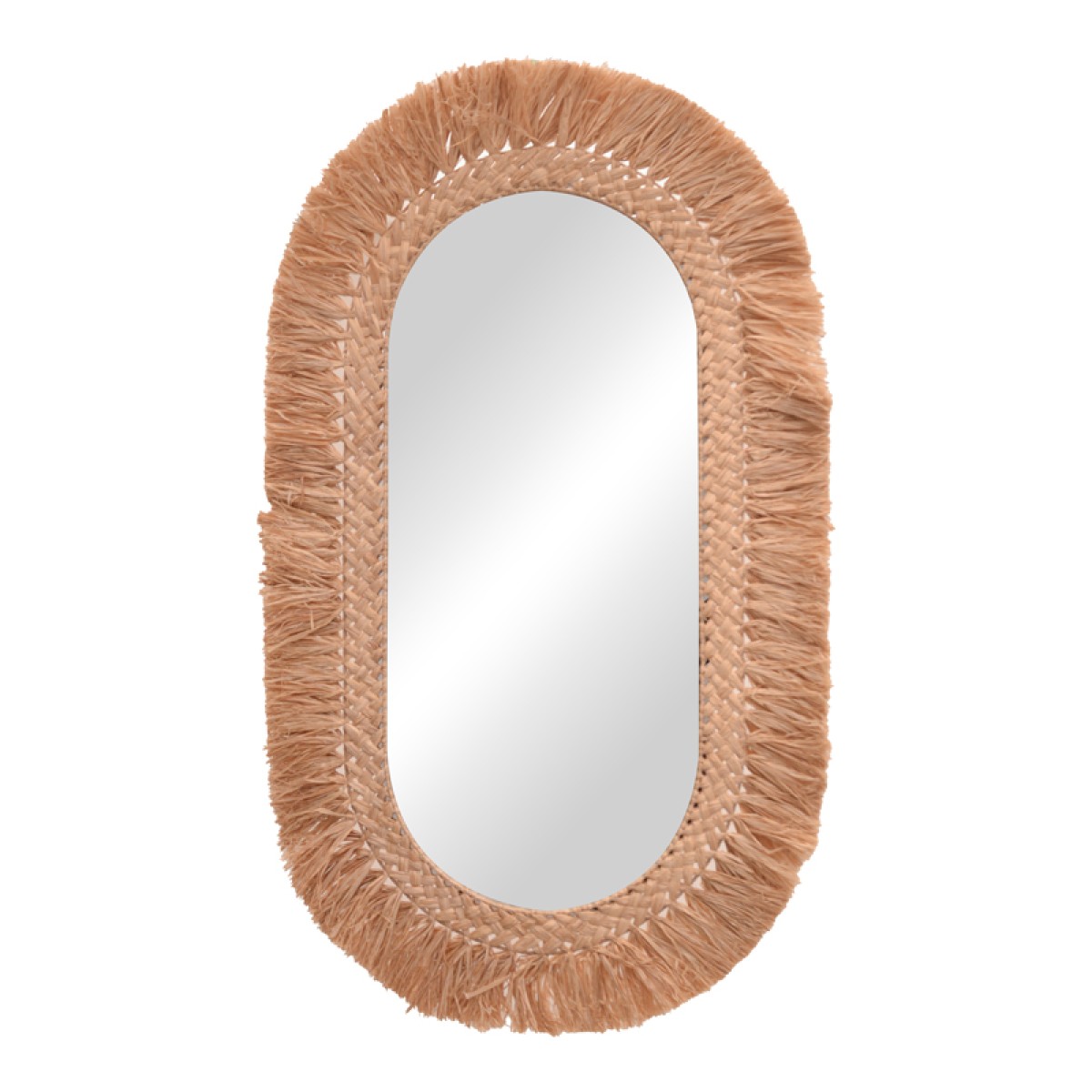 Καθρέπτης Bohnile Inart sisal σε φυσικό χρώμα 70x4x120εκ Καθρέπτης Bohnile Inart sisal σε φυσικό χρώμα 70x4x120εκ
