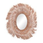 Καθρέπτης Tolle Inart abaca σε φυσικό χρώμα 65x85x17εκ Καθρέπτης Tolle Inart abaca σε φυσικό χρώμα 65x85x17εκ