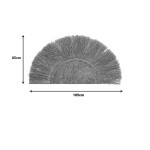 Διακοσμητικό τοίχου Nairone Inart seagrass-abaca σε φυσικό χρώμα 85x105x10εκ Διακοσμητικό τοίχου Nairone Inart seagrass-abaca σε φυσικό χρώμα 85x105x10εκ
