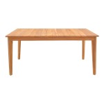 Τραπέζι Ory pakoworld teak ξύλο σε φυσική απόχρωση 160x80x75εκ Τραπέζι Ory pakoworld teak ξύλο σε φυσική απόχρωση 160x80x75εκ
