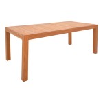 Τραπέζι Vocaly pakoworld teak ξύλο σε φυσική απόχρωση 200x100x75εκ Τραπέζι Vocaly pakoworld teak ξύλο σε φυσική απόχρωση 200x100x75εκ