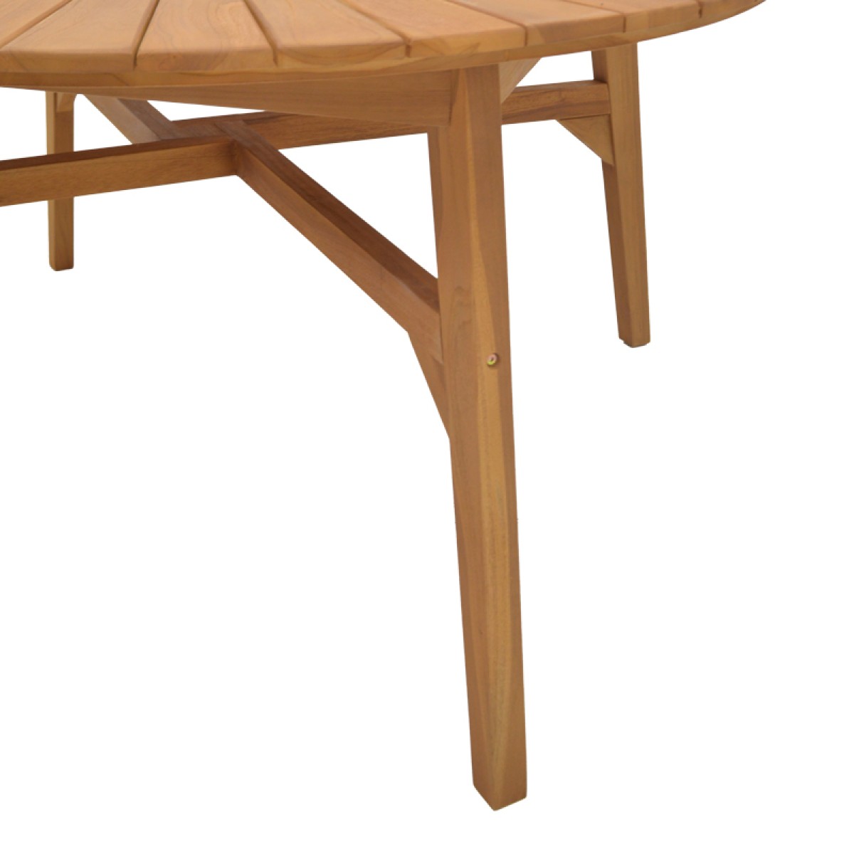 Τραπέζι Colen pakoworld teak ξύλο σε φυσική απόχρωση Φ150x75εκ Τραπέζι Colen pakoworld teak ξύλο σε φυσική απόχρωση Φ150x75εκ