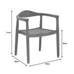 Πολυθρόνα Ganny pakoworld teak ξύλο σε φυσική απόχρωση 59x56x71εκ Πολυθρόνα Ganny pakoworld teak ξύλο σε φυσική απόχρωση 59x56x71εκ