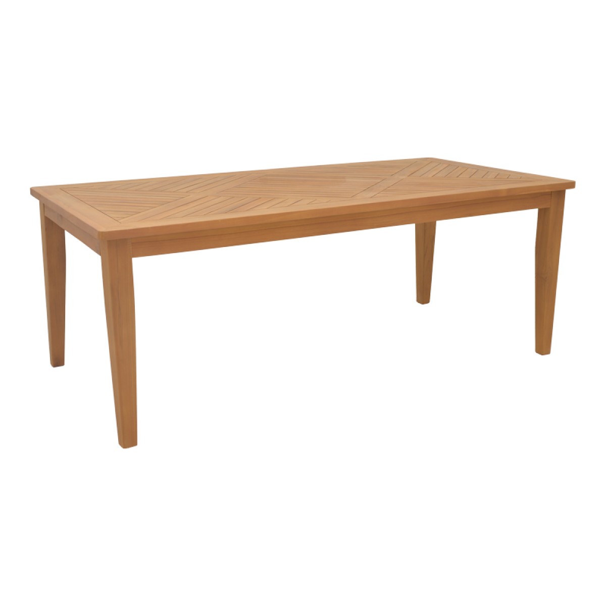 Τραπέζι Mady pakoworld teak ξύλο σε φυσική απόχρωση 200x100x75εκ Τραπέζι Mady pakoworld teak ξύλο σε φυσική απόχρωση 200x100x75εκ