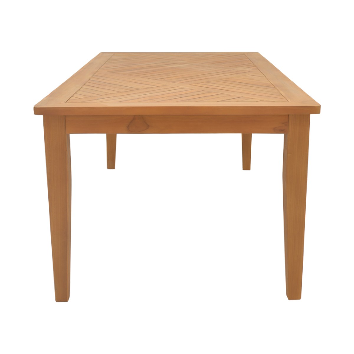 Τραπέζι Mady pakoworld teak ξύλο σε φυσική απόχρωση 200x100x75εκ Τραπέζι Mady pakoworld teak ξύλο σε φυσική απόχρωση 200x100x75εκ