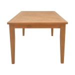 Τραπέζι Mady pakoworld teak ξύλο σε φυσική απόχρωση 200x100x75εκ Τραπέζι Mady pakoworld teak ξύλο σε φυσική απόχρωση 200x100x75εκ
