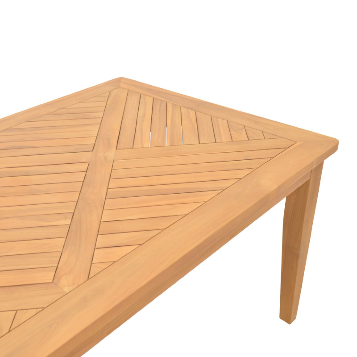 Τραπέζι Mady pakoworld teak ξύλο σε φυσική απόχρωση 200x100x75εκ Τραπέζι Mady pakoworld teak ξύλο σε φυσική απόχρωση 200x100x75εκ