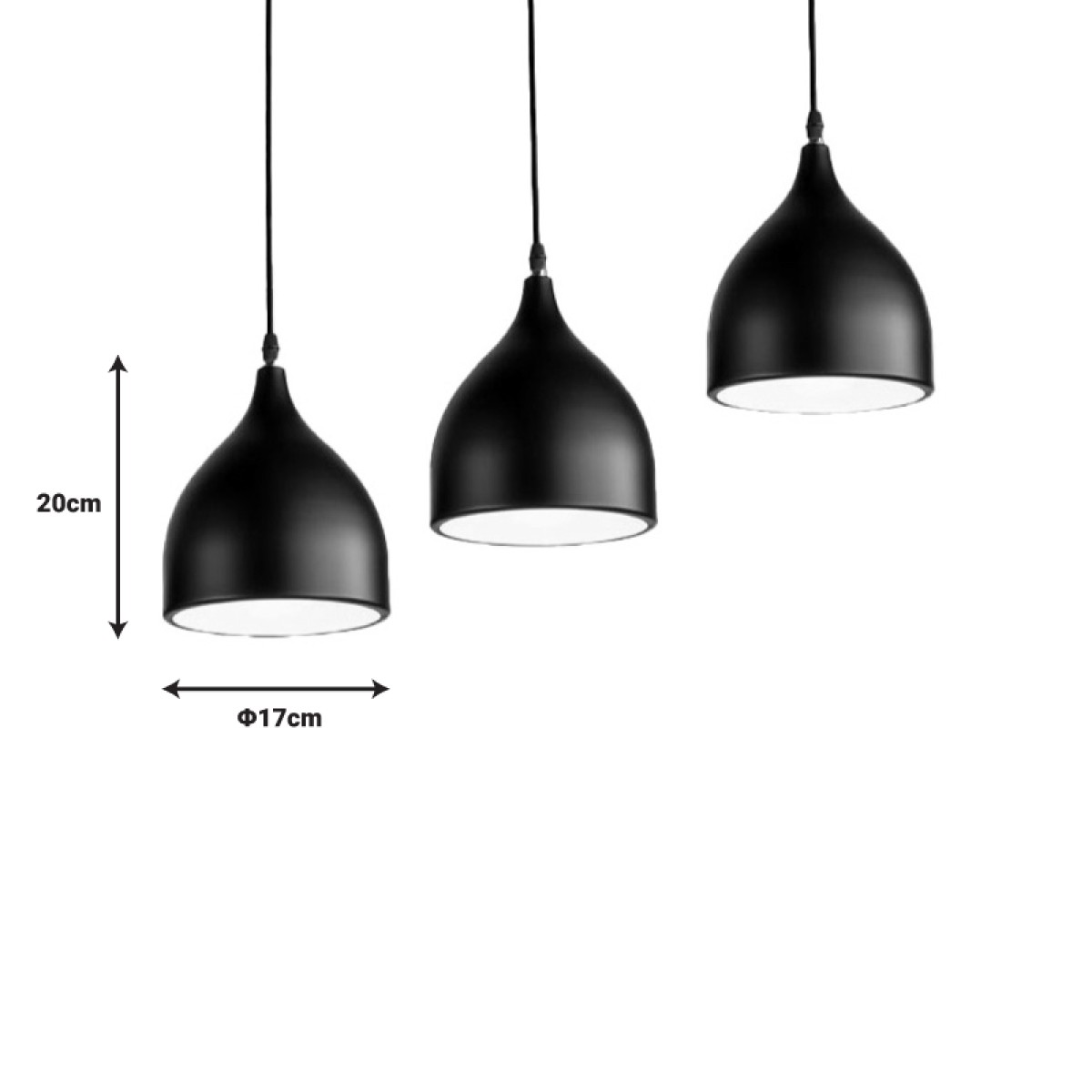 Φωτιστικό οροφής Perce I pakoworld μαύρο μέταλλο 50x17x120εκ Φωτιστικό οροφής Perce I pakoworld μαύρο μέταλλο 50x17x120εκ