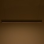 Φωτιστικό οροφής Rafmole pakoworld Led λευκό μέταλλο-ξύλο 120x7.5εκ Φωτιστικό οροφής Rafmole pakoworld Led λευκό μέταλλο-ξύλο 120x7.5εκ