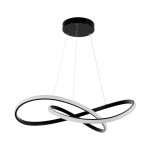 Φωτιστικό οροφής Artisun pakoworld led μέταλλο μαύρο Φ56x100εκ