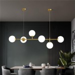 Φωτιστικό οροφής Bemfy pakoworld led χρυσό μεταλλικό 120x15x15εκ