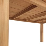 Τραπέζι Pablo pakoworld teak ξύλο σε φυσική απόχρωση 160x90x76εκ Τραπέζι Pablo pakoworld teak ξύλο σε φυσική απόχρωση 160x90x76εκ
