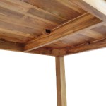 Τραπέζι Wooly pakoworld teak ξύλο σε φυσική απόχρωση 220x90x75εκ Τραπέζι Wooly pakoworld teak ξύλο σε φυσική απόχρωση 220x90x75εκ