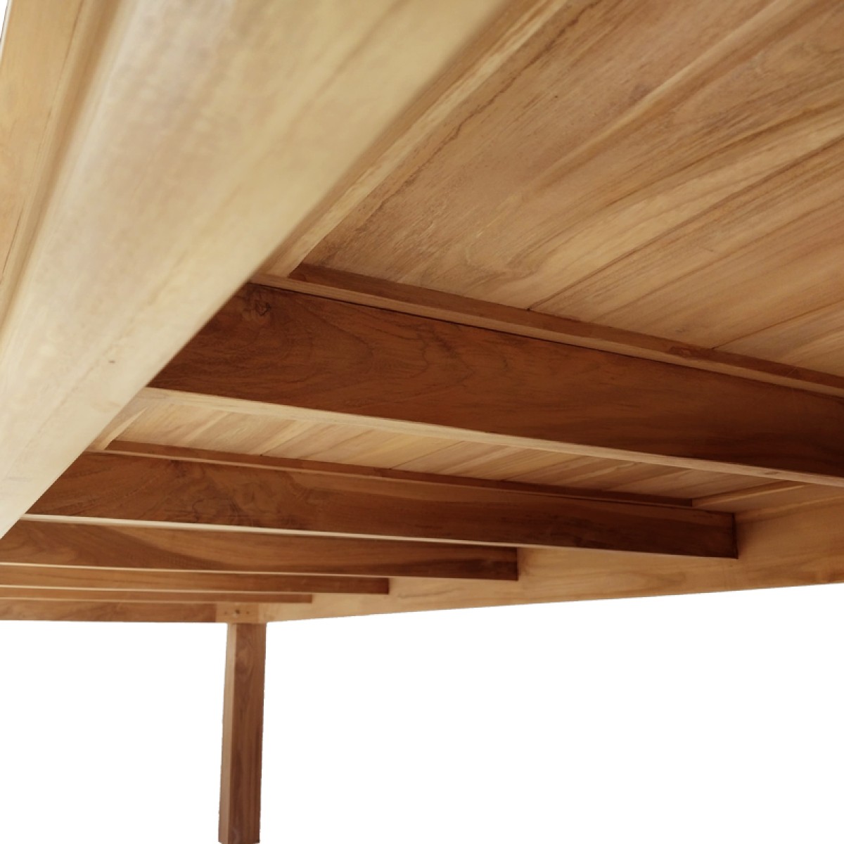 Τραπέζι Pablo pakoworld teak ξύλο σε φυσική απόχρωση 300x100x76εκ Τραπέζι Pablo pakoworld teak ξύλο σε φυσική απόχρωση 300x100x76εκ