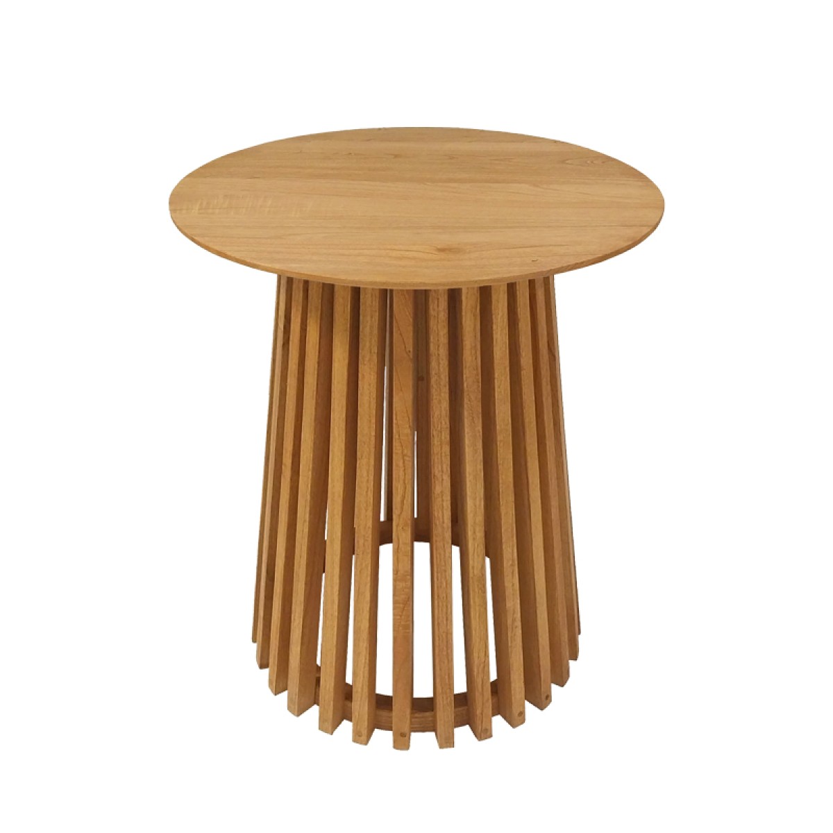 Τραπέζι μπαρ Kenda pakoworld mindi ξύλο σε φυσική απόχρωση Φ60x90εκ Τραπέζι μπαρ Kenda pakoworld mindi ξύλο σε φυσική απόχρωση Φ60x90εκ