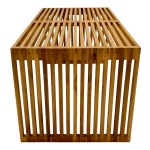 Τραπέζι Marlin pakoworld teak ξύλο σε φυσική απόχρωση 100x50x45εκ Τραπέζι Marlin pakoworld teak ξύλο σε φυσική απόχρωση 100x50x45εκ