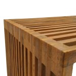 Τραπέζι Marlin pakoworld teak ξύλο σε φυσική απόχρωση 100x50x45εκ Τραπέζι Marlin pakoworld teak ξύλο σε φυσική απόχρωση 100x50x45εκ