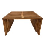 Τραπέζι Tinnie I pakoworld σετ 2τεμ teak ξύλο σε φυσική απόχρωση Τραπέζι Tinnie I pakoworld σετ 2τεμ teak ξύλο σε φυσική απόχρωση