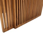 Τραπέζι Tinnie I pakoworld σετ 2τεμ teak ξύλο σε φυσική απόχρωση Τραπέζι Tinnie I pakoworld σετ 2τεμ teak ξύλο σε φυσική απόχρωση