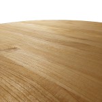 Τραπεζαρία Kalie-Kenda pakoworld σετ 7τεμ σε φυσική-μπεζ απόχρωση Φ150x75εκ Τραπεζαρία Kalie-Kenda pakoworld σετ 7τεμ σε φυσική-μπεζ απόχρωση Φ150x75εκ