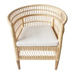 Πολυθρόνα Necorian paakoworld teak ξύλο με pe rattan σε φυσική απόχρωση και λευκό μαξιλάρι 80x70x87εκ Πολυθρόνα Necorian paakoworld teak ξύλο με pe rattan σε φυσική απόχρωση και λευκό μαξιλάρι 80x70x87εκ