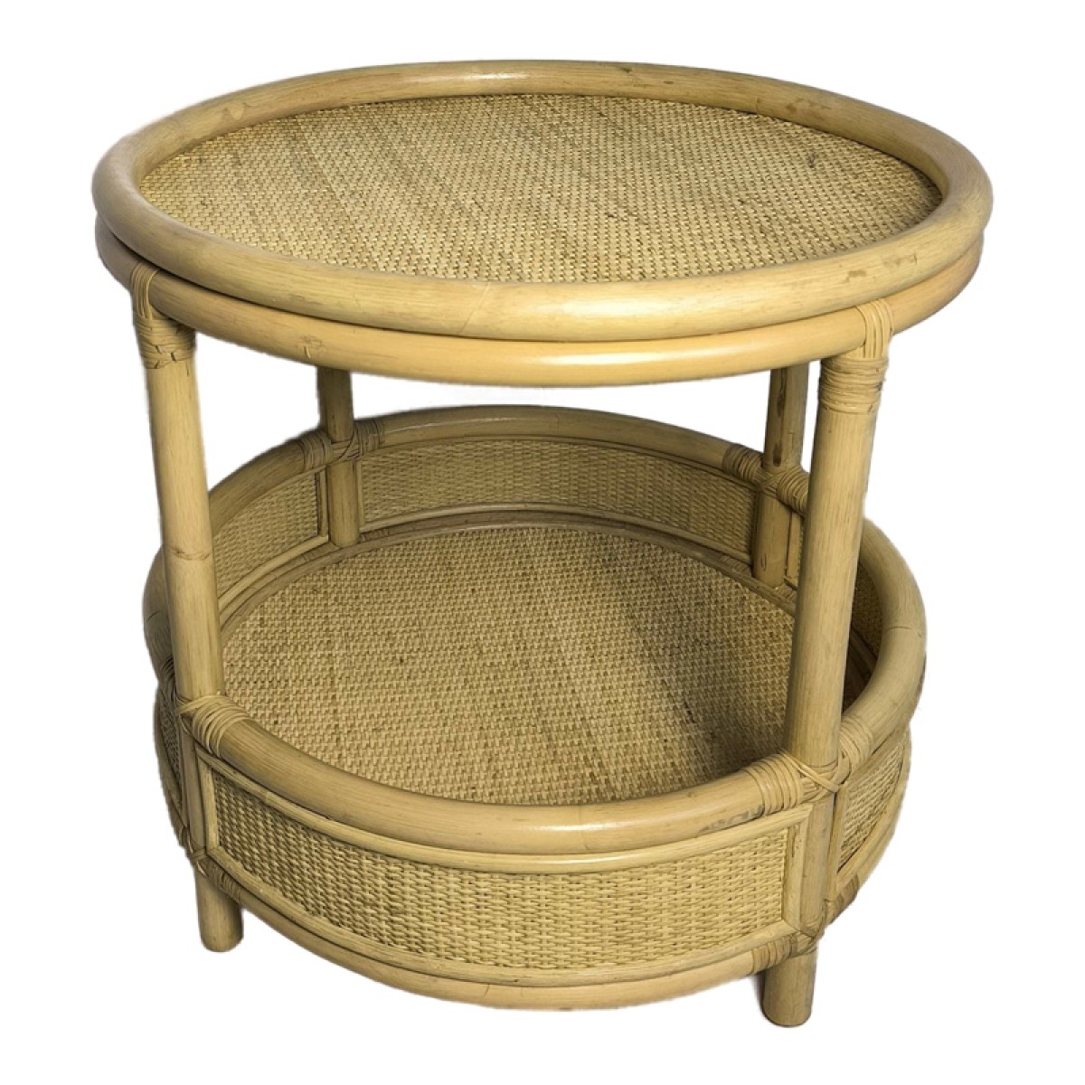 Βοηθητικό τραπέζι Moody pakoworld pe rattan σε φυσική απόχρωση Φ55x51εκ Βοηθητικό τραπέζι Moody pakoworld pe rattan σε φυσική απόχρωση Φ55x51εκ