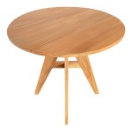 Τραπέζι Cadrada pakoworld teak ξύλο σε φυσική απόχρωση Φ80x76εκ