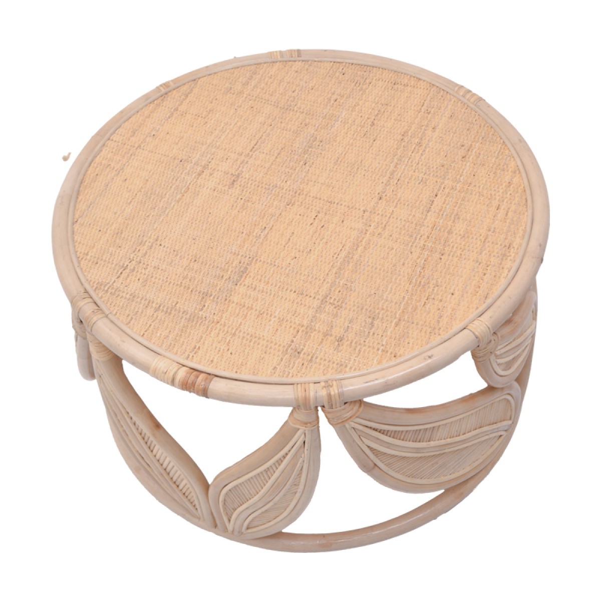 Τραπέζι σαλονιού Siderty pakoworld rattan σε φυσική απόχρωση Φ80x45εκ Τραπέζι σαλονιού Siderty pakoworld rattan σε φυσική απόχρωση Φ80x45εκ