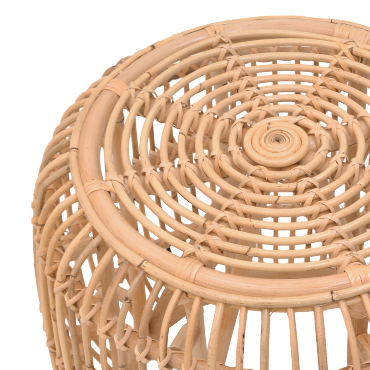 Σκαμπό Rajesty pakoworld rattan σε φυσική απόχρωση Φ60x46εκ Σκαμπό Rajesty pakoworld rattan σε φυσική απόχρωση Φ60x46εκ