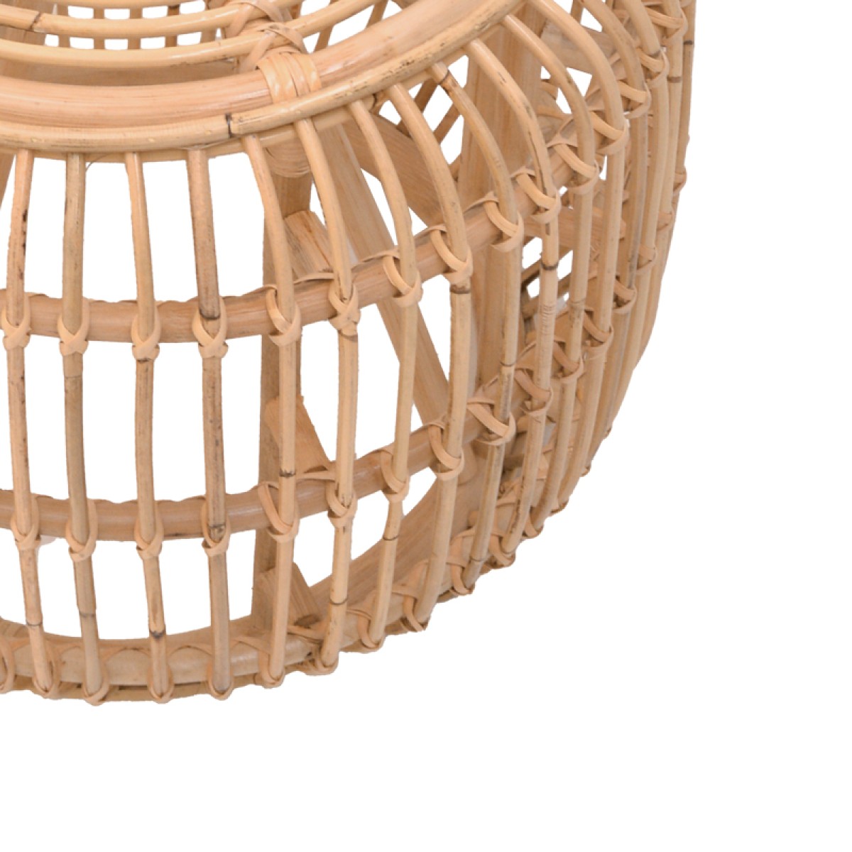 Σκαμπό Rajesty pakoworld rattan σε φυσική απόχρωση Φ60x46εκ Σκαμπό Rajesty pakoworld rattan σε φυσική απόχρωση Φ60x46εκ