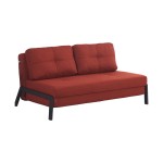 Καναπές-κρεβάτι Hafrene pakoworld πορτοκαλί ύφασμα 151x94x71εκ Καναπές-κρεβάτι Hafrene pakoworld πορτοκαλί ύφασμα 151x94x71εκ
