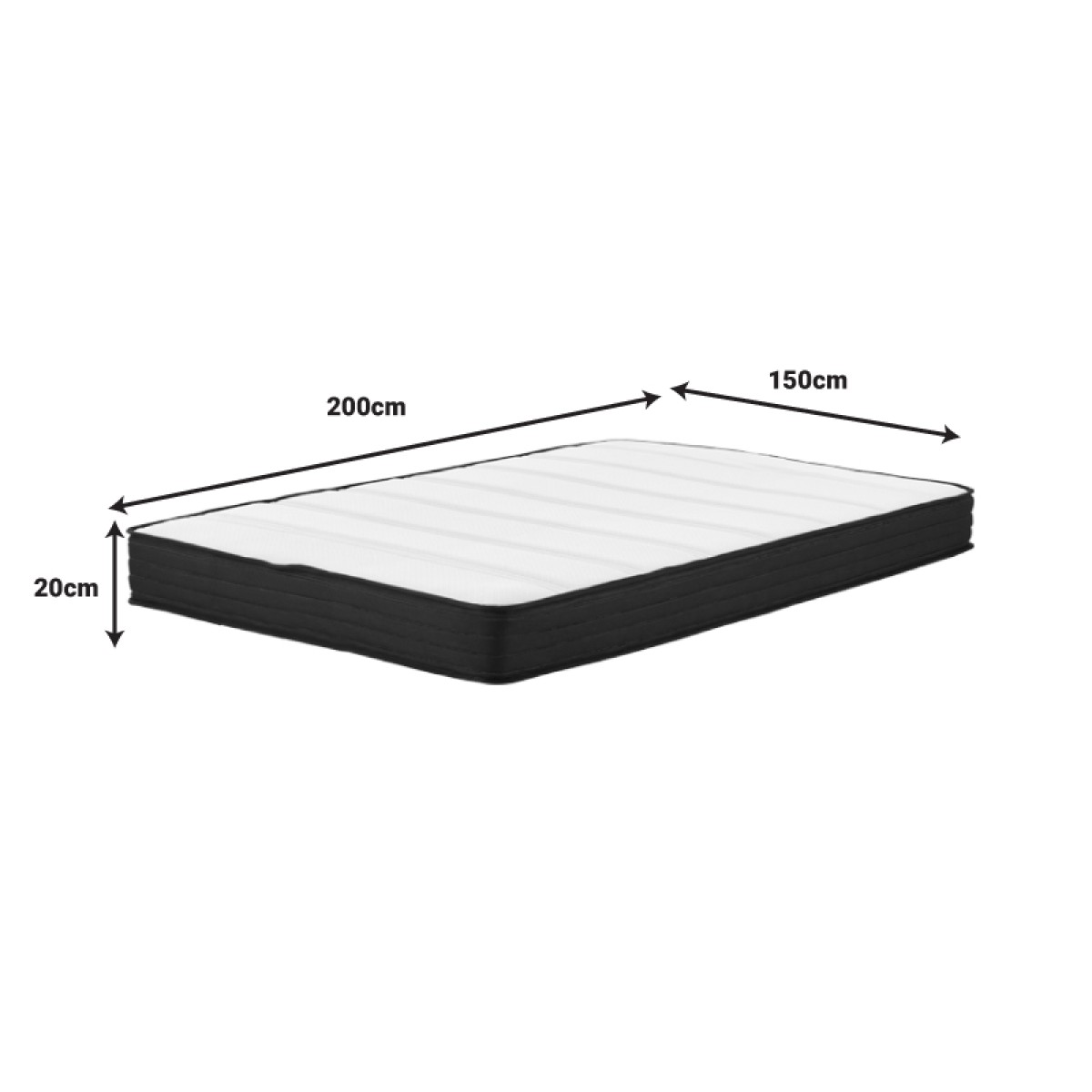Στρώμα Casmeriane pakoworld Pocket spring roll pack μονής όψης 150x200x20εκ Στρώμα Casmeriane pakoworld Pocket spring roll pack μονής όψης 150x200x20εκ
