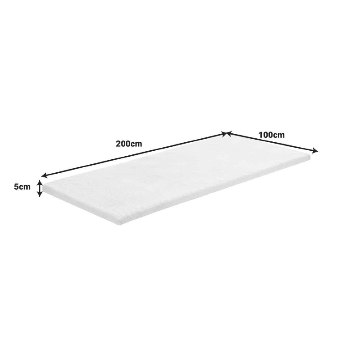 Ανώστρωμα Casmeriane pakoworld roll pack λευκό ύφασμα-memory foam 100x200x5εκ Ανώστρωμα Casmeriane pakoworld roll pack λευκό ύφασμα-memory foam 100x200x5εκ